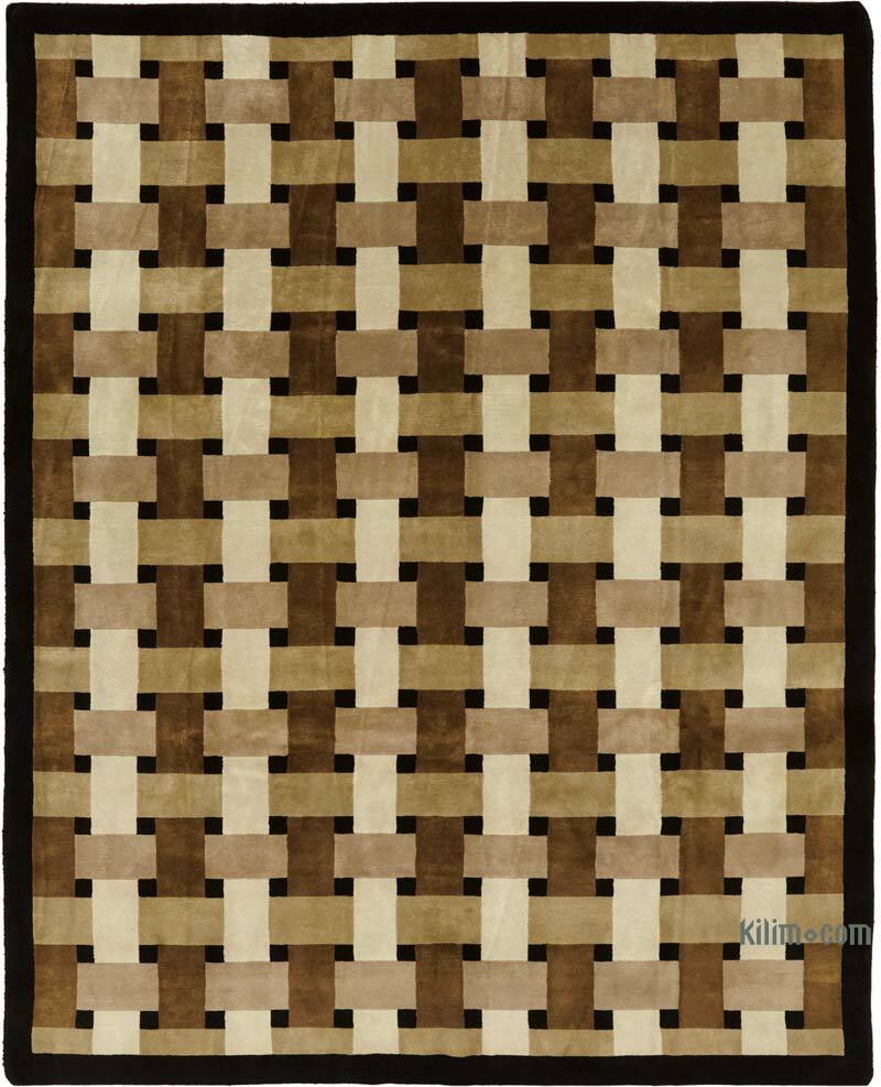New Contemporary Hand-Knotted Rug - K0082357