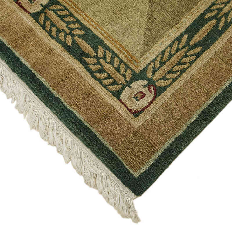 New Hand-Knotted Wool Oushak Rug - K0082358