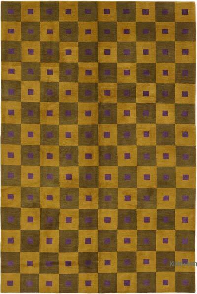 New Contemporary Hand-Knotted Rug