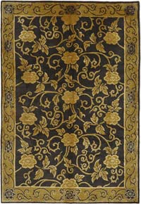 New Hand-Knotted Wool Oushak Rug