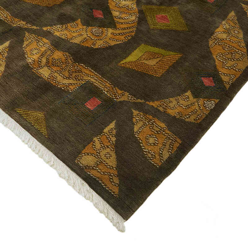 New Contemporary Hand-Knotted Rug - K0082364