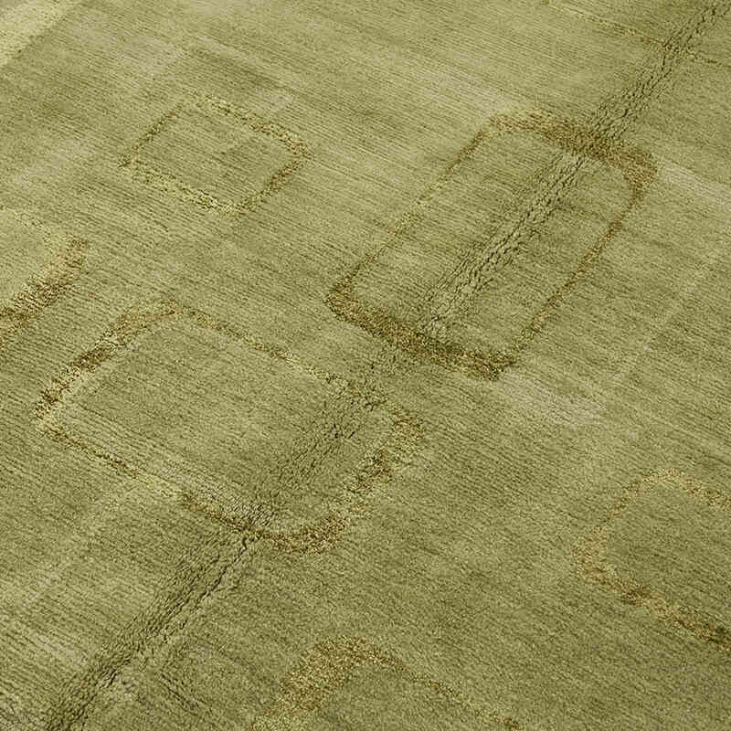 New Contemporary Hand-Knotted Rug - K0082365