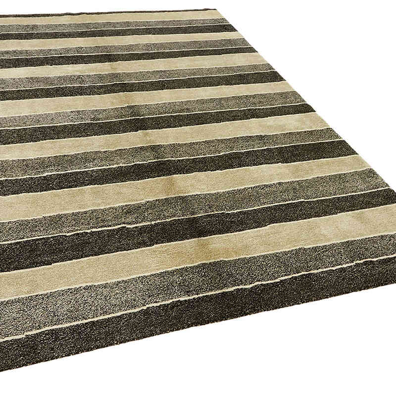 Nueva Alfombra Anudada a Mano - K0082367