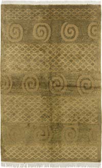 New Contemporary Hand-Knotted Rug