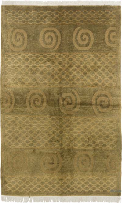 New Contemporary Hand-Knotted Rug