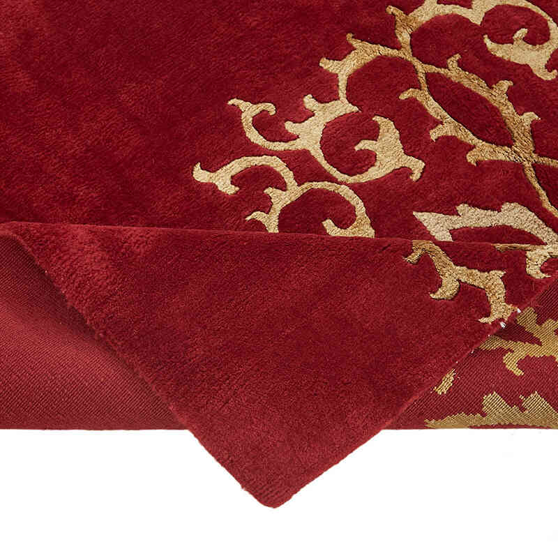 New Hand-Knotted Wool Oushak Rug - K0082375