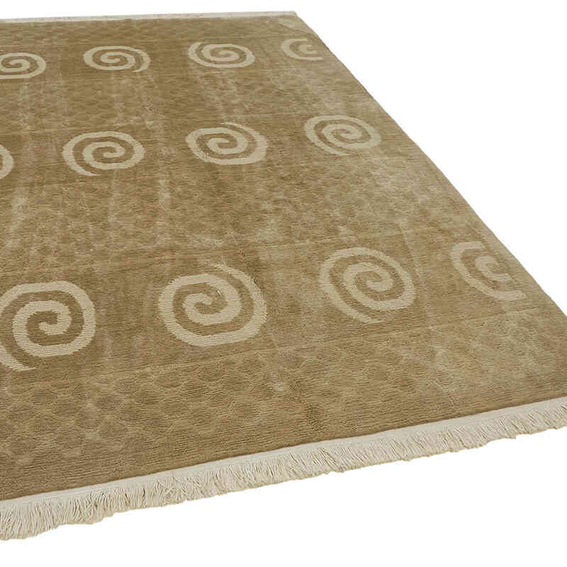 Nueva Alfombra Anudada a Mano - K0082376