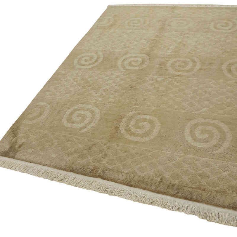 Nueva Alfombra Anudada a Mano - K0082376