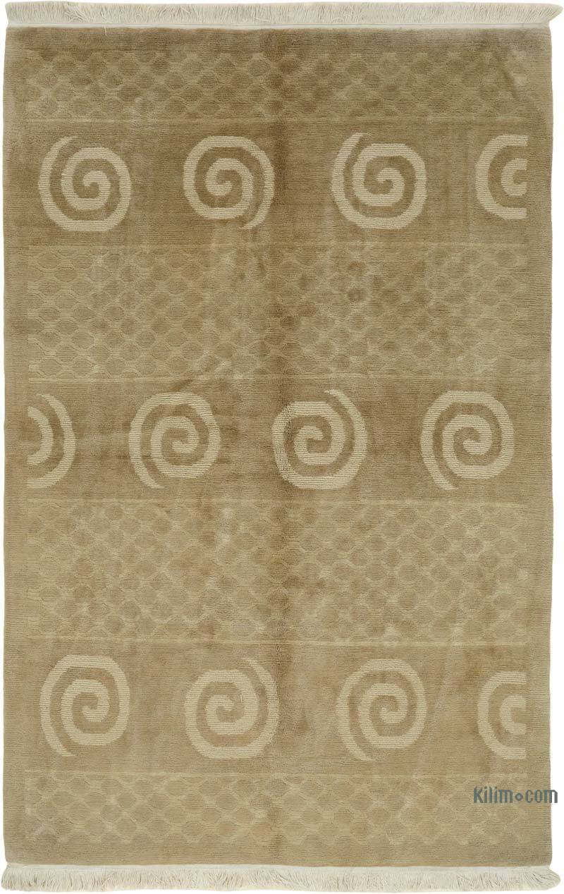 Nueva Alfombra Anudada a Mano - K0082376