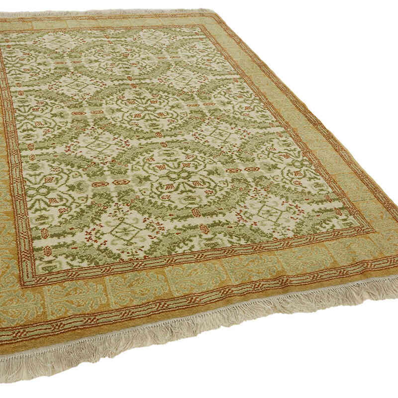 New Hand-Knotted Wool Oushak Rug - K0082380