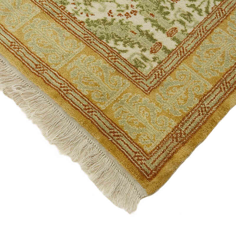 New Hand-Knotted Wool Oushak Rug - K0082380
