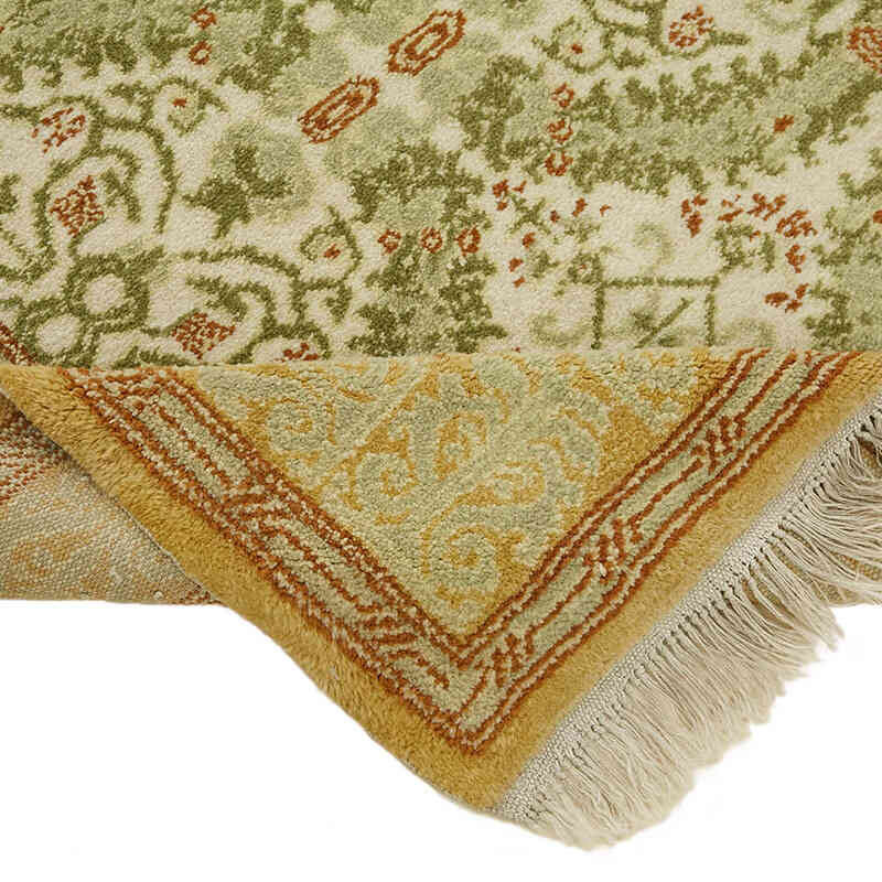 New Hand-Knotted Wool Oushak Rug - K0082380