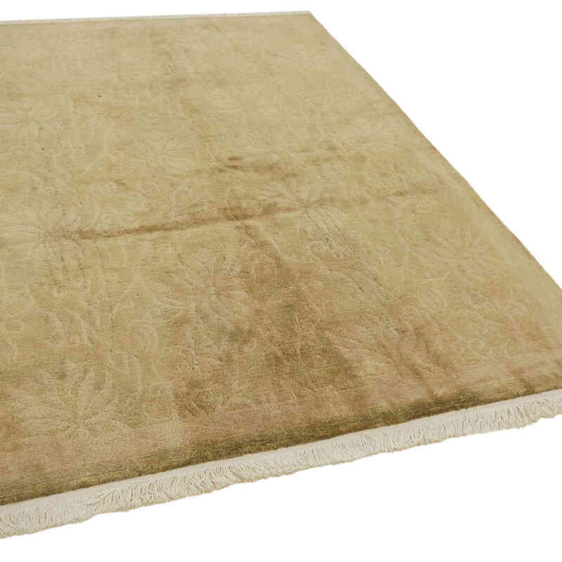 New Contemporary Hand-Knotted Rug - K0082383