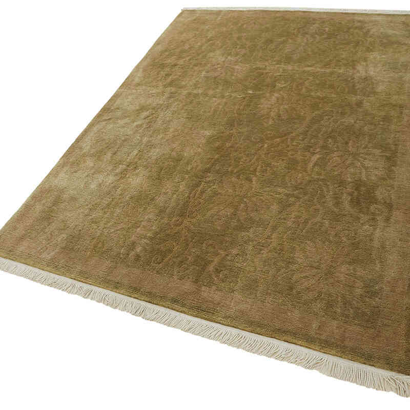 New Contemporary Hand-Knotted Rug - K0082383