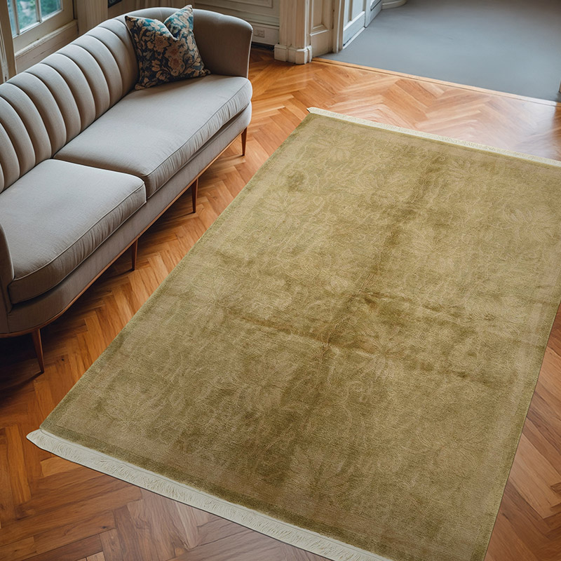 New Contemporary Hand-Knotted Rug - K0082383