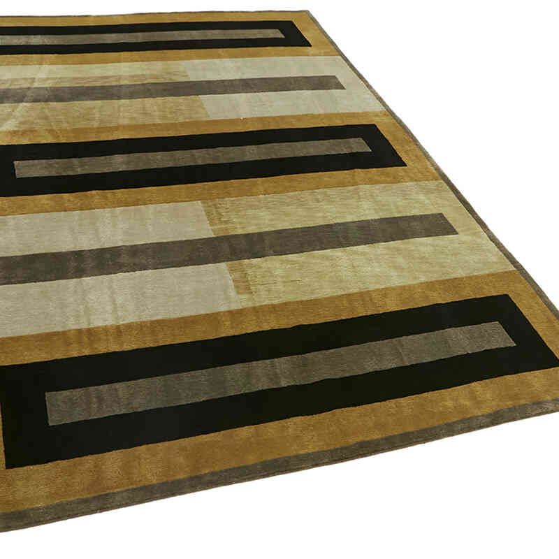 New Contemporary Hand-Knotted Rug - K0082384