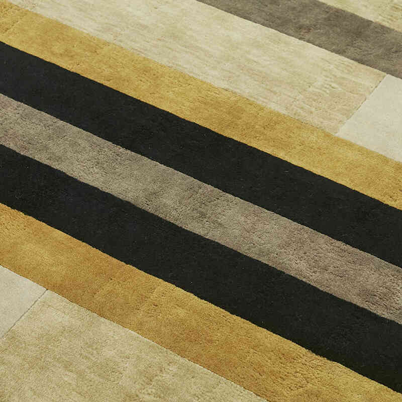 New Contemporary Hand-Knotted Rug - K0082384