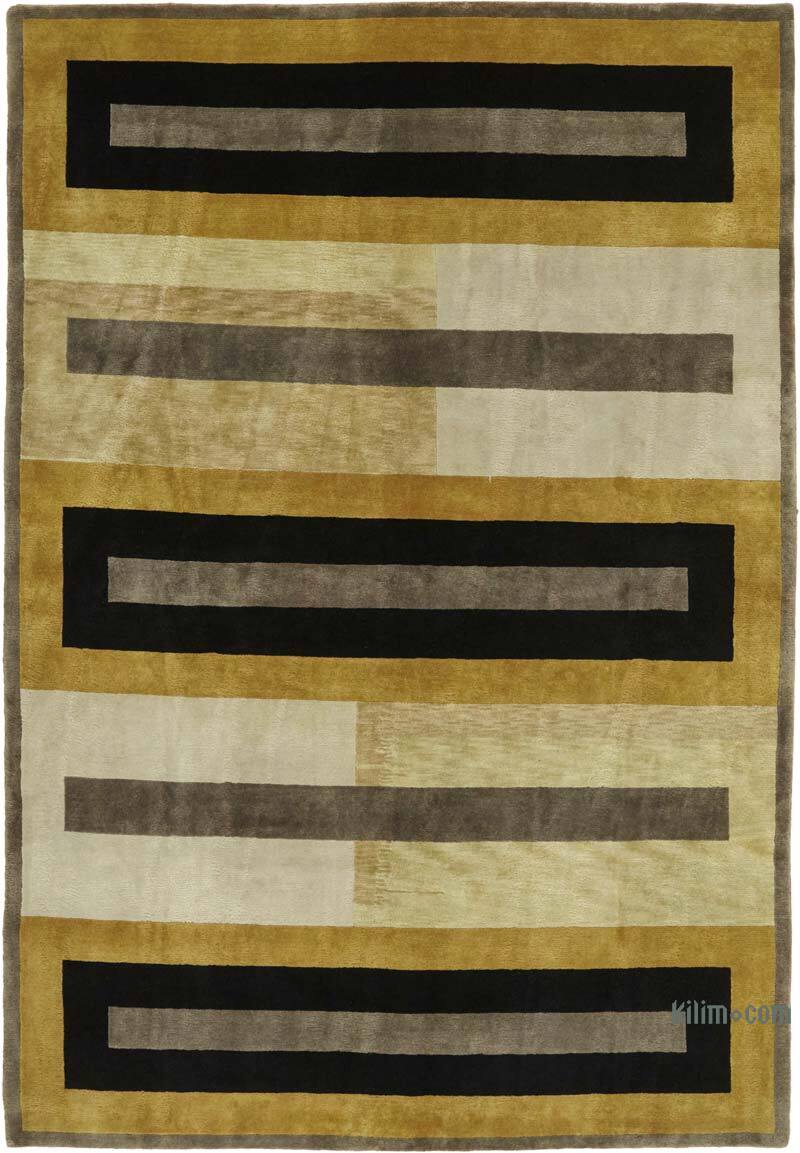 New Contemporary Hand-Knotted Rug - K0082384