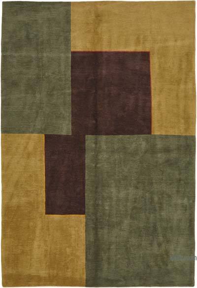 New Contemporary Hand-Knotted Rug