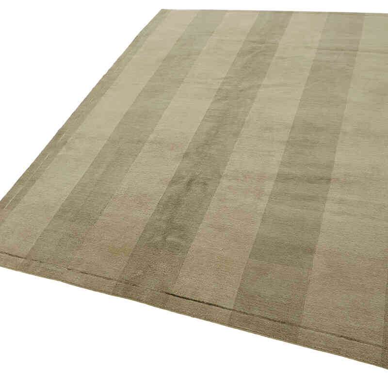 New Contemporary Hand-Knotted Rug - K0082389