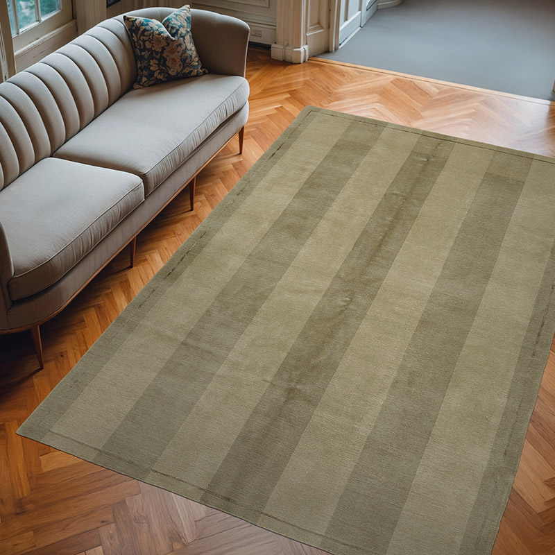 New Contemporary Hand-Knotted Rug - K0082389