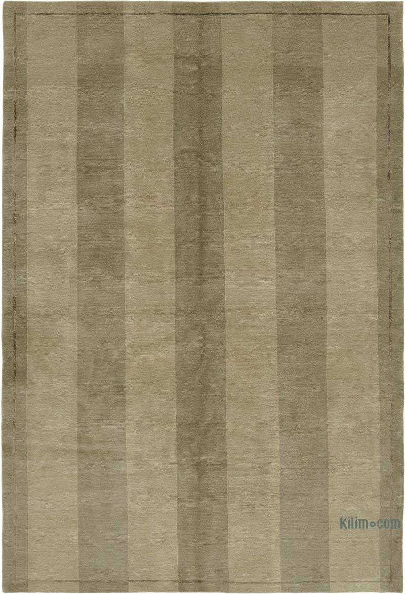 New Contemporary Hand-Knotted Rug - K0082389