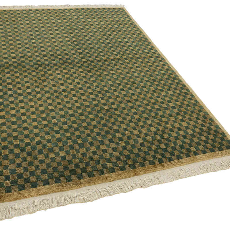 Nueva Alfombra Anudada a Mano - K0082390