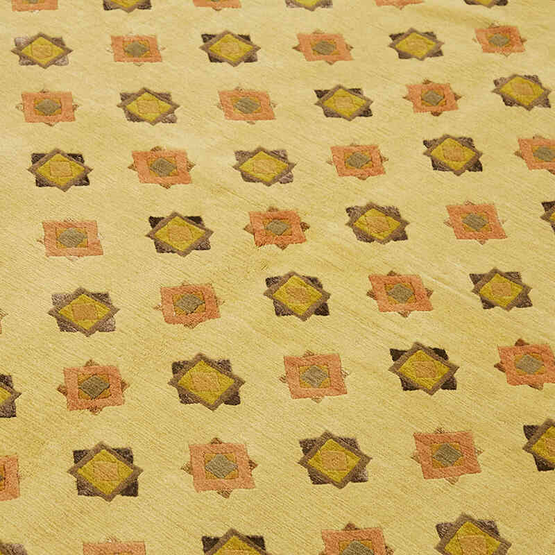 New Contemporary Hand-Knotted Rug - K0082395