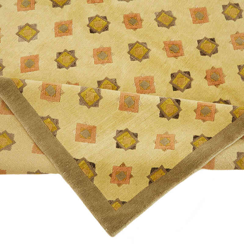 New Contemporary Hand-Knotted Rug - K0082395