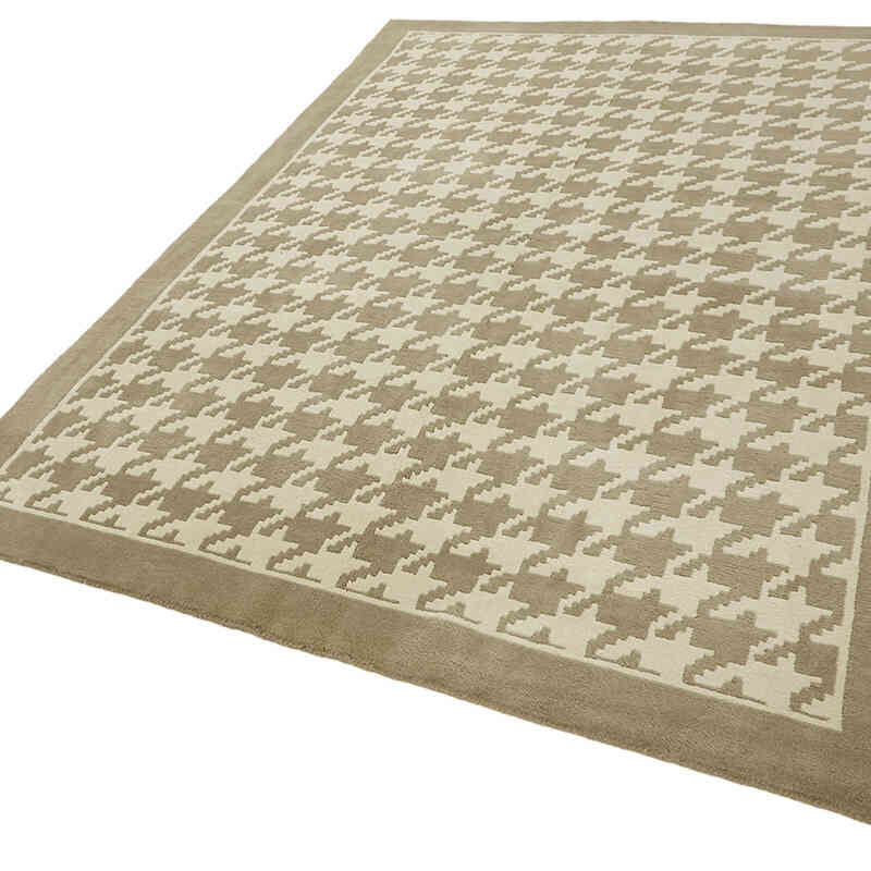 New Contemporary Hand-Knotted Rug - K0082396