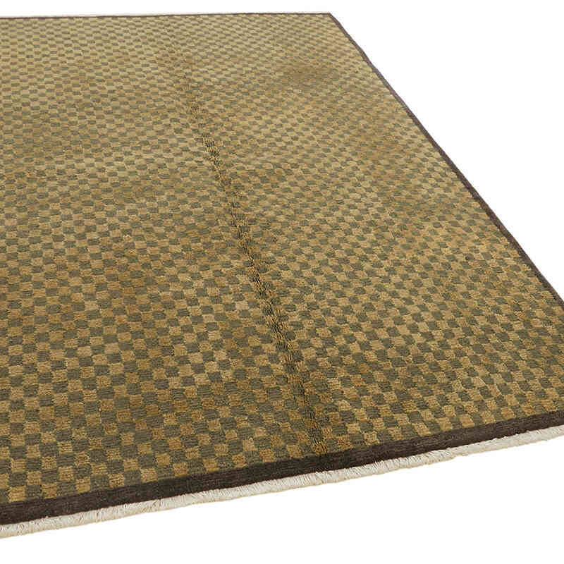 Nueva Alfombra Anudada a Mano - K0082397