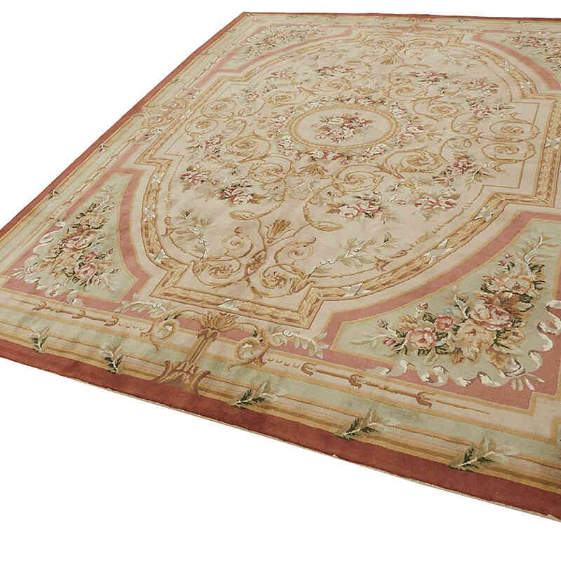 Nueva Alfombra Oushak Tejida a Mano - K0082399