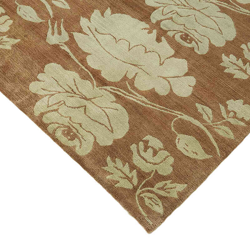 Nueva Alfombra Oushak Tejida a Mano - K0082401