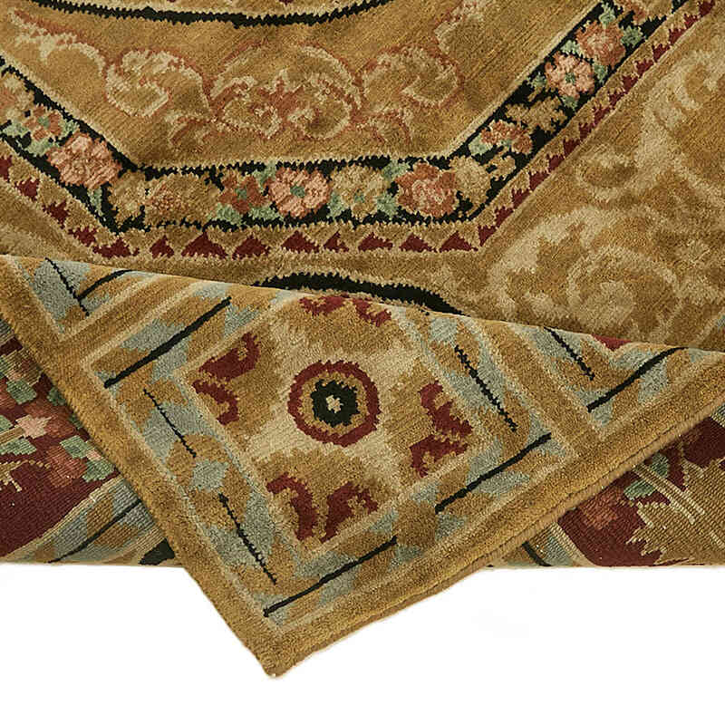 New Hand-Knotted Wool Oushak Rug - K0082402