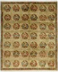 New Hand-Knotted Wool Oushak Rug