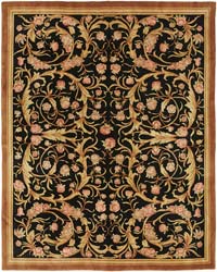 New Hand-Knotted Wool Oushak Rug