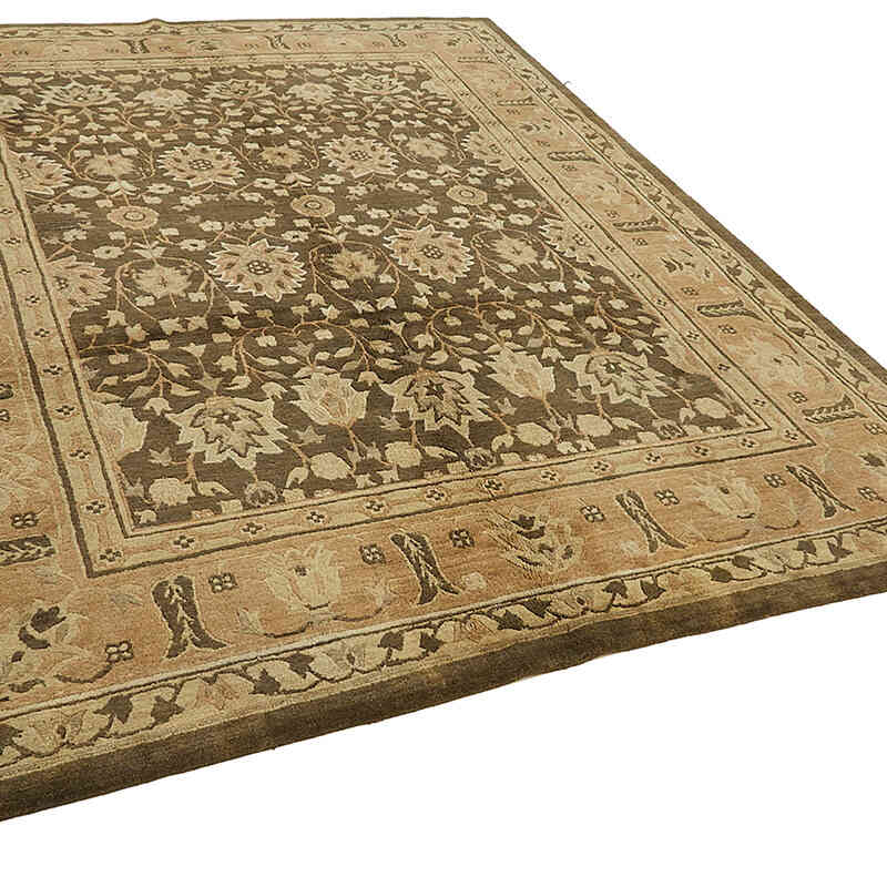 New Hand-Knotted Wool Oushak Rug - K0082409
