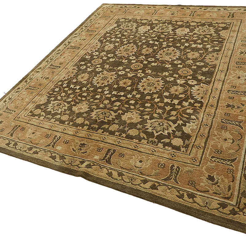 New Hand-Knotted Wool Oushak Rug - K0082409