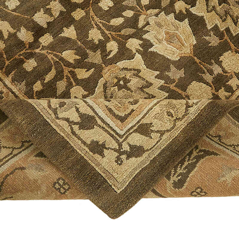 New Hand-Knotted Wool Oushak Rug - K0082409