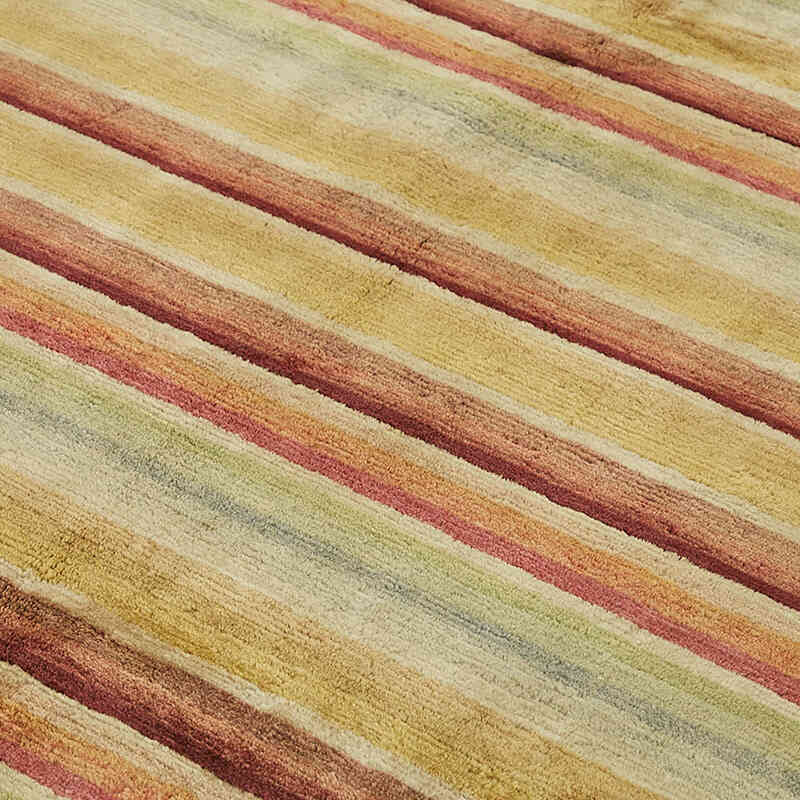 New Contemporary Hand-Knotted Rug - K0082410