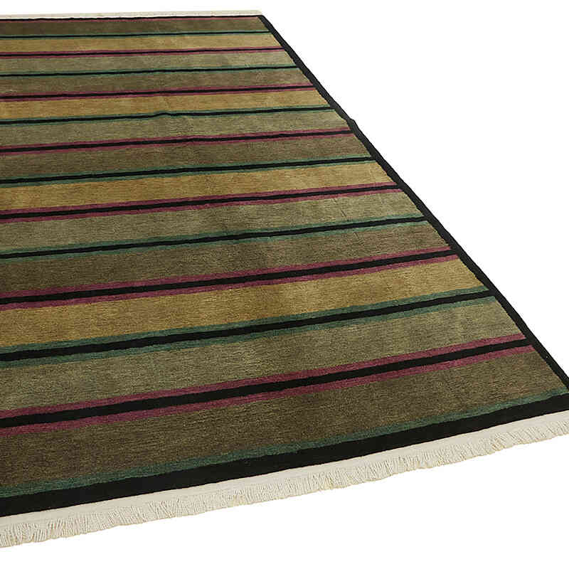 New Contemporary Hand-Knotted Rug - K0082411