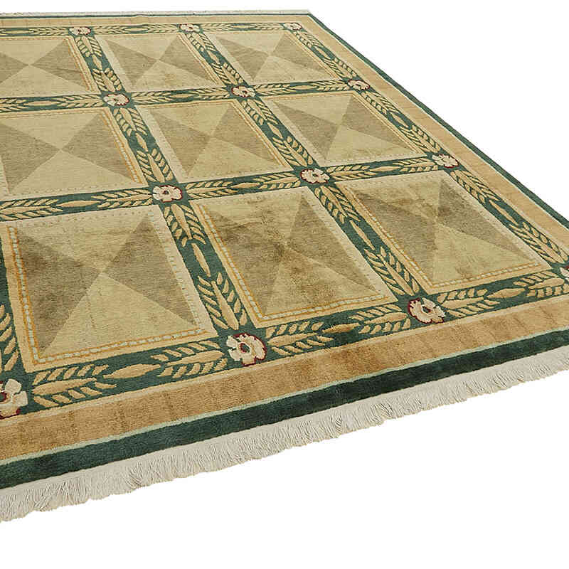 Nueva Alfombra Oushak Tejida a Mano - K0082412