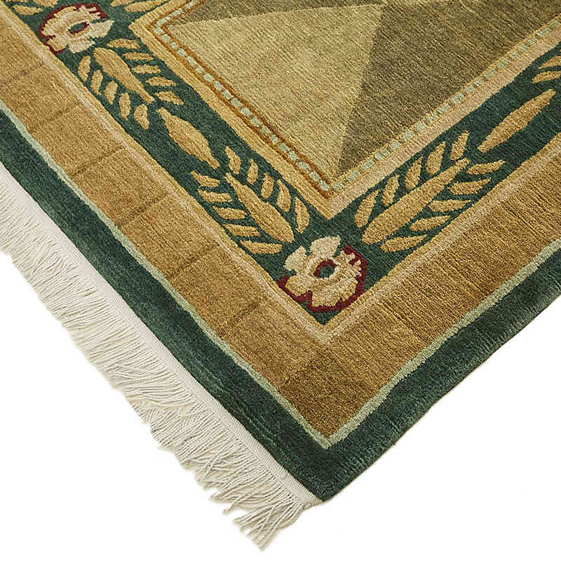 Nueva Alfombra Oushak Tejida a Mano - K0082412