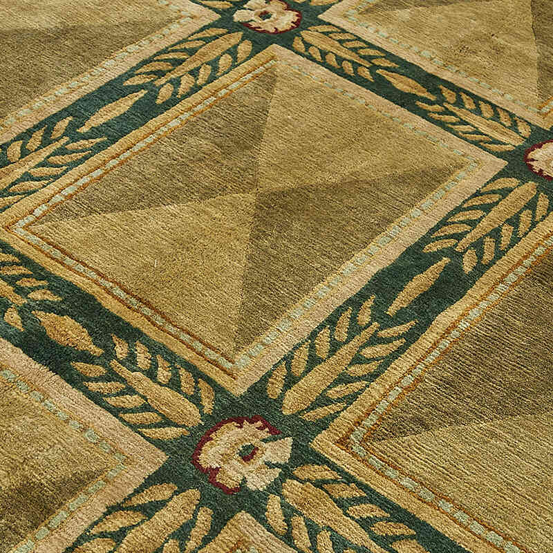Nueva Alfombra Oushak Tejida a Mano - K0082412