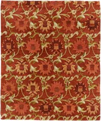 New Hand-Knotted Wool Oushak Rug
