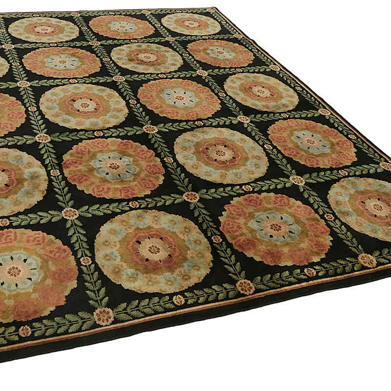 Nueva Alfombra Oushak Tejida a Mano - K0082414