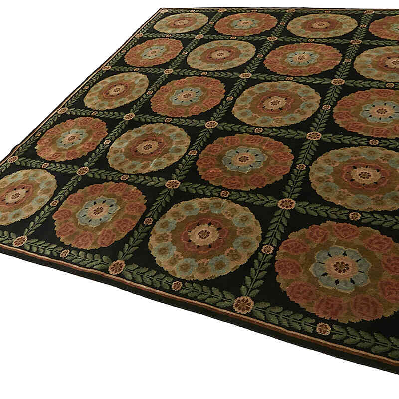 Nueva Alfombra Oushak Tejida a Mano - K0082414