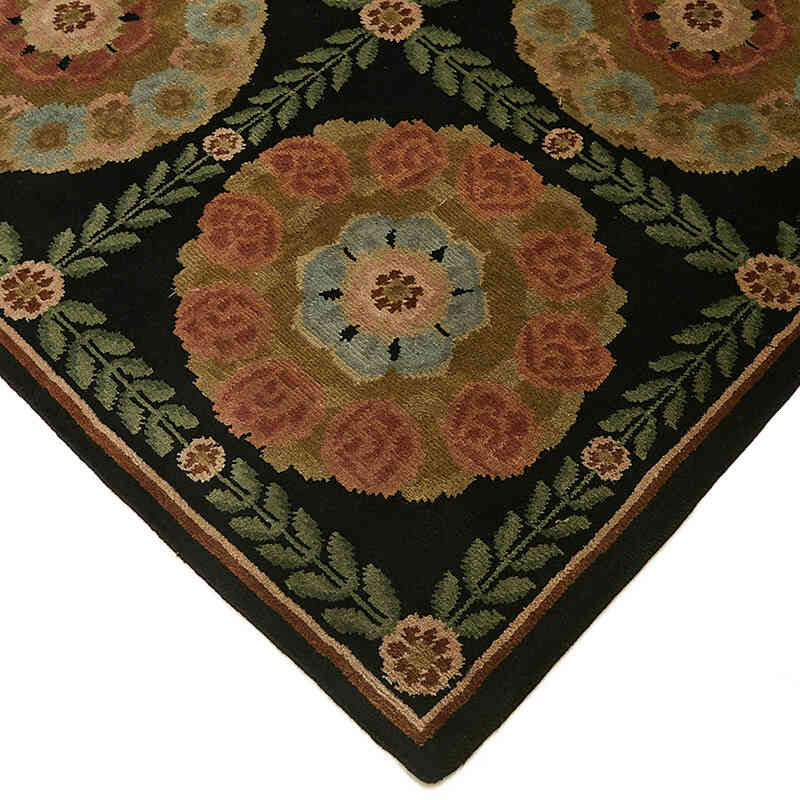 Nueva Alfombra Oushak Tejida a Mano - K0082414