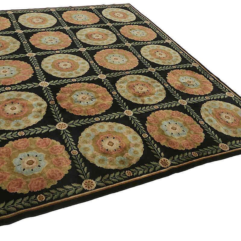 New Hand-Knotted Wool Oushak Rug - K0082418