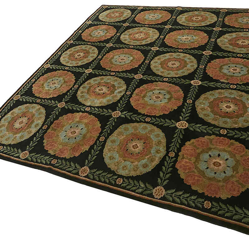 New Hand-Knotted Wool Oushak Rug - K0082418